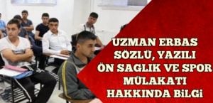 Uzman Erbaş Sözlü Mülakattında Çıkabilecek Sorular