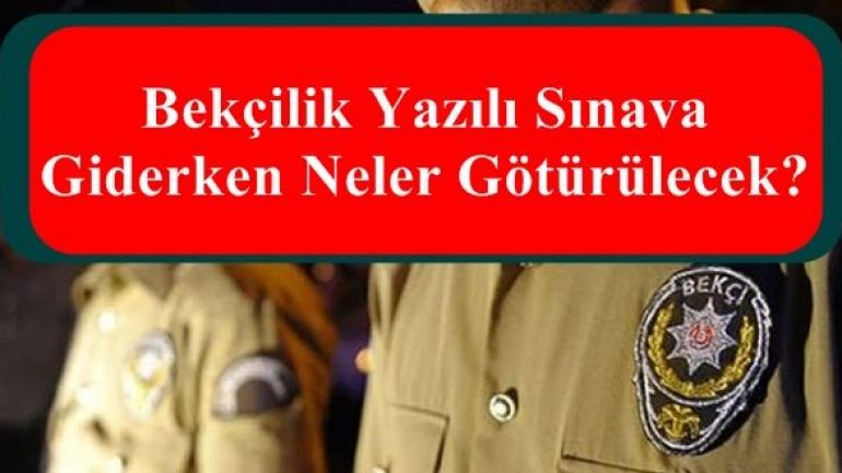 Yazılı Sınava Giderken Neler Götürülecek