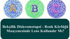 Bekçilik Diskromotopsi – Renk Körlüğü Muayenesinde Lens Kullanılır Mı