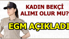 Kadın Bekçi Olur Mu I Kadın Bekçi Alımı