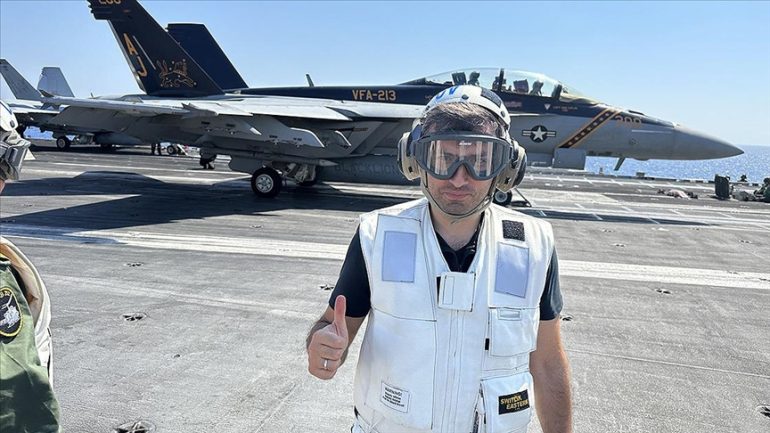 Selçuk Bayraktar, ABD’nin dev uçak gemisi USS Gerald R. Ford’a davet edildi