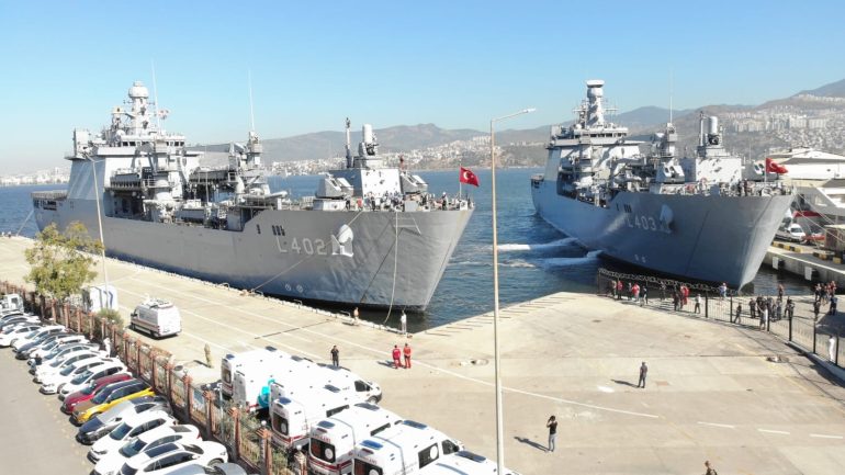 TCG SANCAKTAR ve TCG BAYRAKTAR Libya’ya Yardım İçin Omuz Omuza