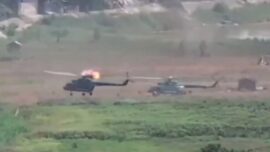 Myanmar ordusuna sürpriz: FPV drone Mi-17 helikopterine ateş etti.