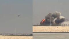 Hindistan’ın Tejas savaş uçağı Dubai hava gösterisinde düştü.