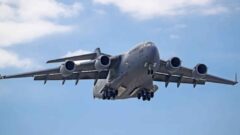 ABD Askeri Nakliye Uçağı C-17, Türkiye’ye Acil İniş Yaptı.