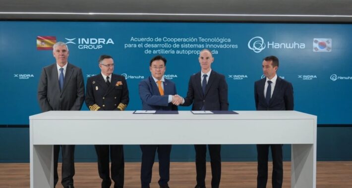Indra-Hanwha ortaklığı, İspanya’dan K9 tabanlı obüs sistemleri için.