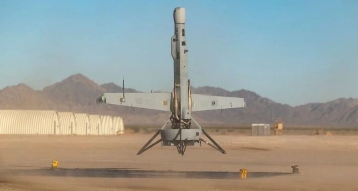 V-BAT İHA, Yunanistan’a ait düştü.