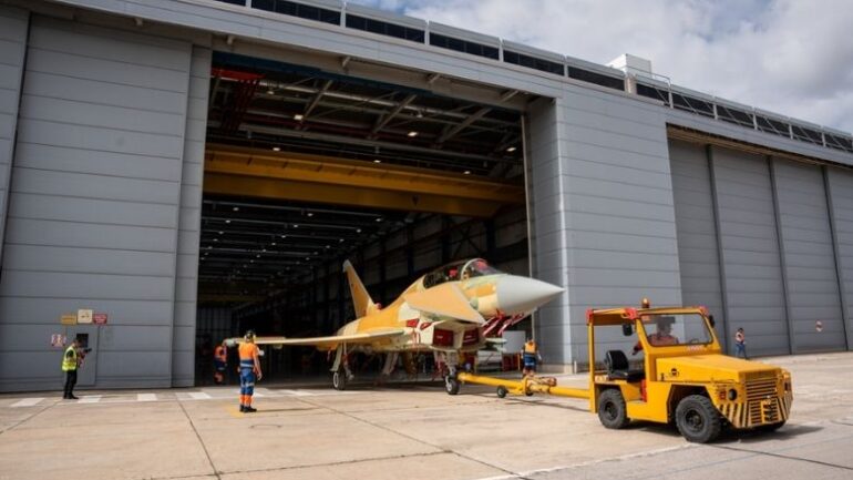 İspanya’nın Yeni Eurofighter Typhoon’u Hazır uçuşa