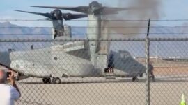 ABD’nin Ceza İçeren Uçağı Osprey Yeniden Alev Aldı.