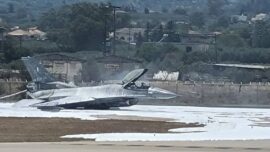Yunan F-16’sı Ateşe Teslim Oldu.