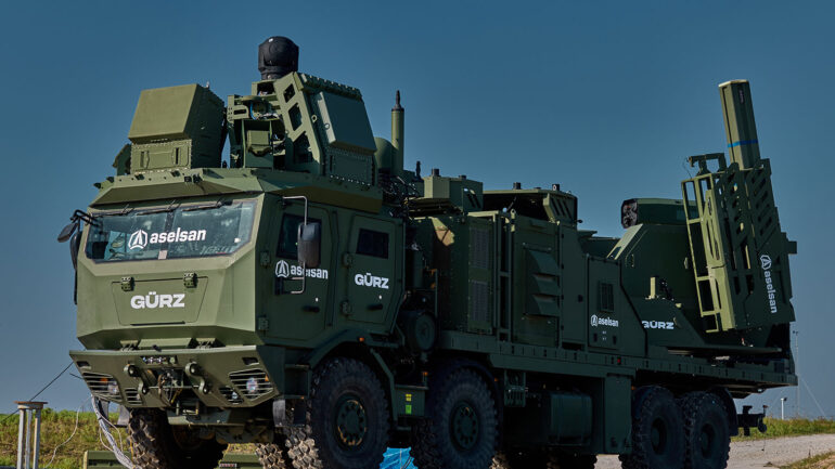ASELSAN GÜRZ, Tek Araçta Radar, Füze ve Top ile Sahada Sınandı.